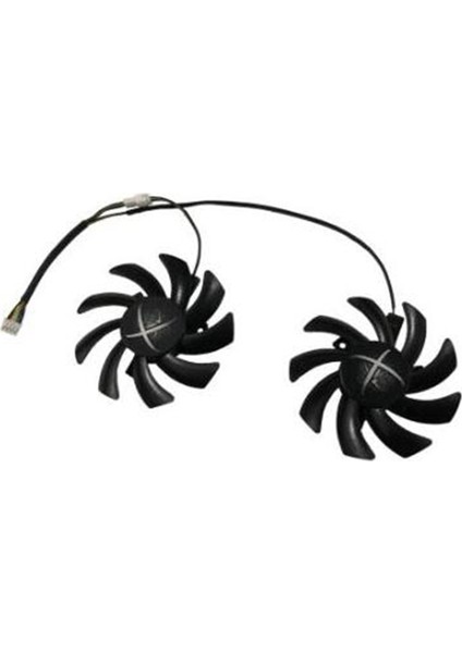 Xfx 2 Adet/grup Rx 460 Görüntü 4pin 85MM Hayranları 0.35A VGA Soğutucu Fan Için Xfx RX460 Ekran Kartı Soğutma FDC10H12S9-C (Yurt Dışından)