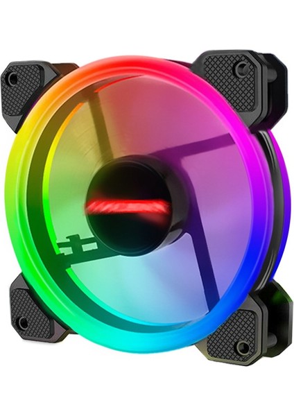 Flyeer 2020 Coolmoon F-Gm1 Bilgisayar Kasası Pc Soğutma Fanı Rgb 120MM Sessiz + Ir Uzaktan Ayarla Yeni Bilgisayar Soğutucu Rgb Cpu Kasa Fanı (Yurt Dışından)