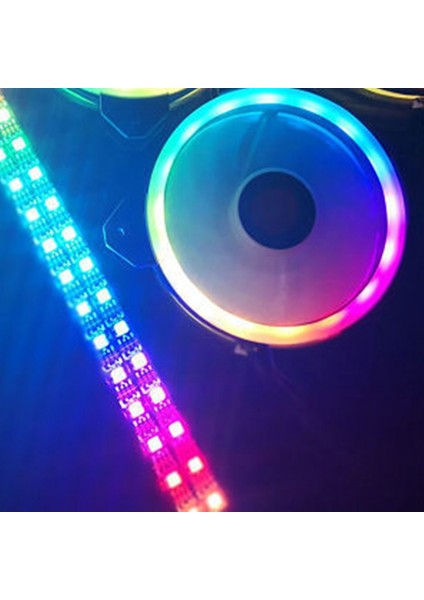 Flyeer 2020 Coolmoon F-Gm1 Bilgisayar Kasası Pc Soğutma Fanı Rgb 120MM Sessiz + Ir Uzaktan Ayarla Yeni Bilgisayar Soğutucu Rgb Cpu Kasa Fanı (Yurt Dışından)