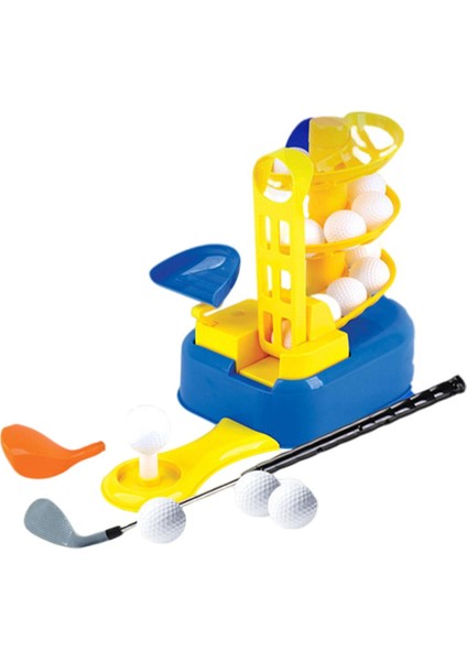 Abs Golf Topu Atış Makinesi Uygulaması Spor Golf Topu Dağıtıcı Salıncak Dişli Sarı Mavi (Yurt Dışından)