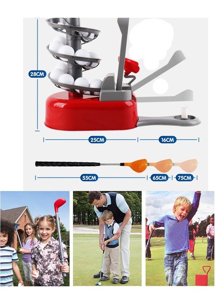 Abs Golf Topu Atış Makinesi Uygulaması Spor Golf Topu Dağıtıcı Salıncak Dişli Sarı Mavi (Yurt Dışından) fırsatları