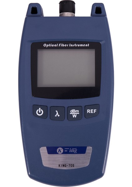 Mini Optik Güç Ölçer KING-70S Tip A Opm Fiber Optik Kablo Test Cihazı -70DBM+10DBM Sc/fc Evrensel Arayüz Konektörü (Yurt Dışından)