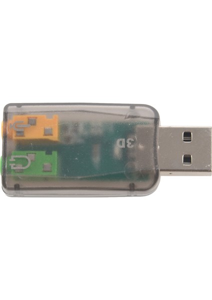 1 Adet Anında Harici 5.1 USB 3D Ses Ses Kartı Adaptörü Pc Için ve 10 Adet Dişi Fiş Telefon Adaptörü Konektörü (Yurt Dışından)