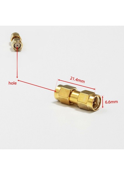 10 Adet Sma Erkek - Sma Erkek Fişli Seri Rf Koaksiyel Adaptör Konnektörü (Yurt Dışından)