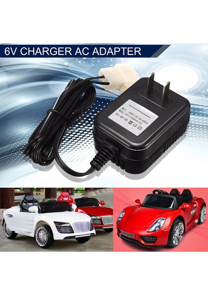 Yararlı Araçlar Duvar Şarj Cihazı Ac Adaptörü 6V Pille Çalışan Çocuklar Için Trax Atv Dörtlü Arabaya Binmek (Yurt Dışından)