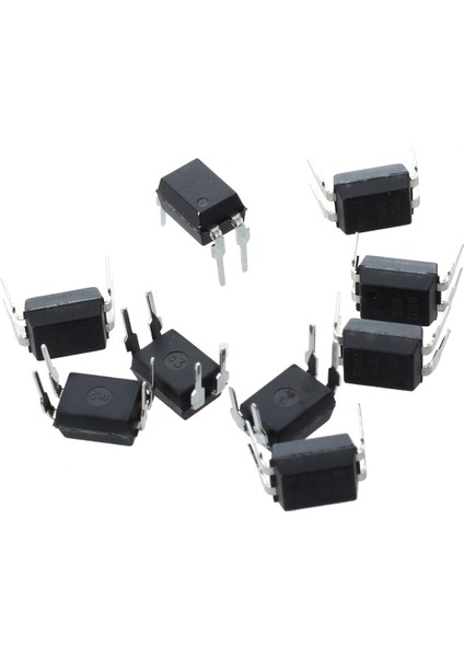 Beerıs 10 Adet 4 Dıp Optokuplör Ic 817C ve 10 Adet 10A Ac 250V 5mm X20MM Panel Montajlı Plastik Sigorta Tutucu Soket (Yurt Dışından)