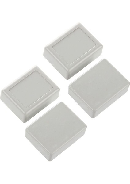 4 Adet 46 x 36 x 18 mm Su Geçirmez Plastik Gövde Dıy Bağlantı Kutusu Gri-Beyaz (Yurt Dışından)
