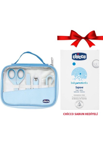 Chicco Tırnak Bakım Seti Mavi+Sabun