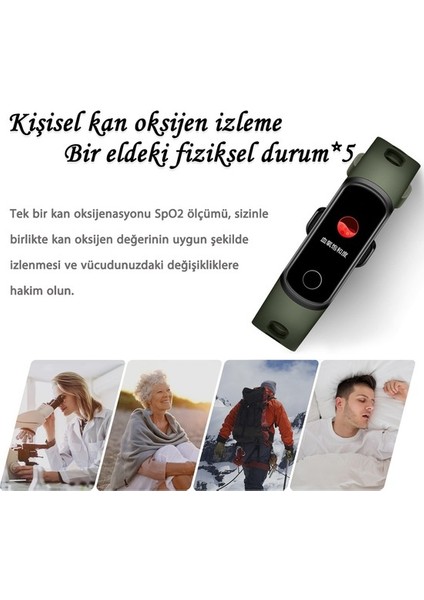 Topone Honor Akıllı Bileklik Nabız Tansiyon Izleme Bilekliği 5i Renkli Kadran USB Şarjlı Spor Saati () (Yurt Dışından)