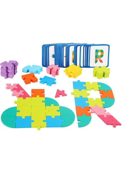 Jigsaw Bulmaca Eğitim Set Çocuklar Için Bilişsel Mektuplar Bebek (Yurt Dışından)