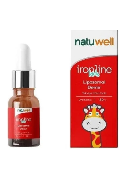 Ironline Kids Lipozomal Demir Damla 30 ml