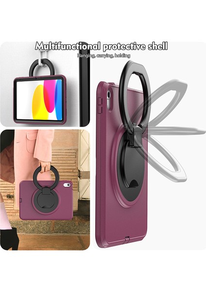 Apple IPAD10 Nesil 10.9 2022 Tablet Koruyucu Kabuk Döner Braket Her Şey Dahil Üçü Bir Arada Koruyucu Kabuk Dış Ticaret (Yurt Dışından) indirimleri