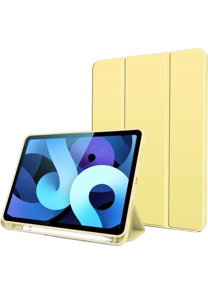 Ipad Air5 Tablet Air4 Bilgisayar 10.9 Inç Üç Katlı Manyetik Emme Anti-Damla Koruyucu Kabuk Kapağı (Yurt Dışından)