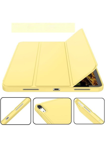 ipad 10.9 Kalem Yuvası ile Koruyucu Kılıf Tablet Bilgisayar Kasası 2020 Üç Katlı ipad Air4 Koruyucu Kılıf (Yurt Dışından) indirimleri