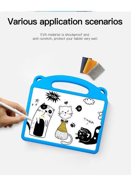 IPAD10 Nesil 10.9 Inç Eva Tablet Koruyucu Kılıf Çizgi Film Düşme Önleyici Kapak (Yurt Dışından) modelleri