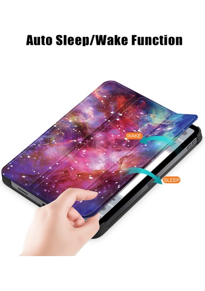 ipad 10.9 2022 Tablet Deri Kılıf ipad 10.9 Inç 10. Nesil Tablet Üçe Katlama Braketi Koruyucu Kılıf (Yurt Dışından) modelleri