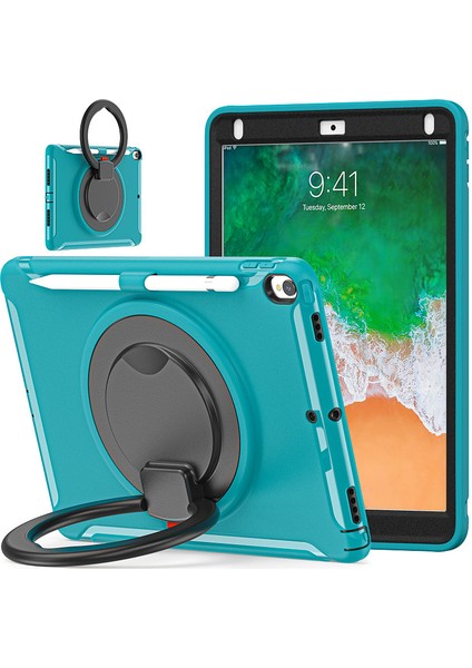 Apple Pro 10.5/air 10.5 360° Dönebilen Braket Paramparça Olmayan Sağlam Tablet Kılıfı (Yurt Dışından)