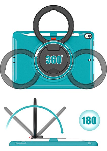 Apple Pro 10.5/air 10.5 360° Dönebilen Braket Paramparça Olmayan Sağlam Tablet Kılıfı (Yurt Dışından) fırsatları