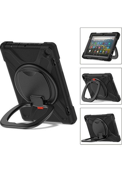 Kindlefire8 2022 Tablet Çok Fonksiyonlu Anti-Damla Dönen Dirsek Koruyucu Kılıf (Yurt Dışından)