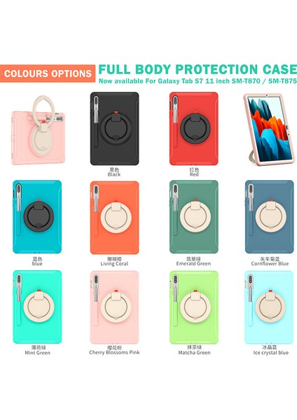 Samsung S7T870 Tablet Dönme Önleyici Braket Tablet Koruyucu Kılıf Samsung S8 X700 (Kalem Yuvalı) Elde Taşınabilir (Yurt Dışından) fiyatları