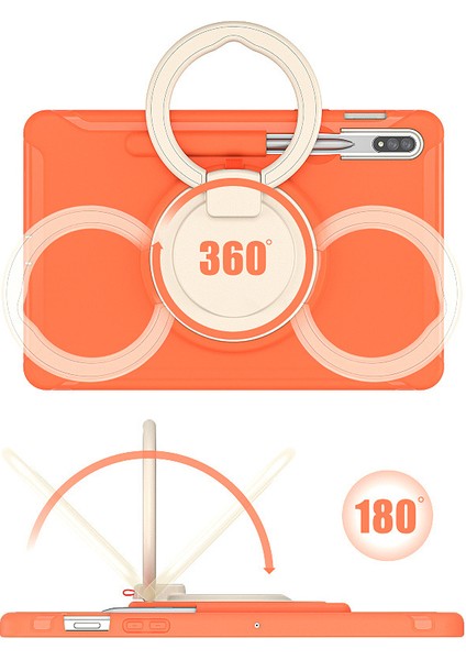 Samsung S7T870 Tablet Dönme Önleyici Braket Tablet Koruyucu Kılıf Samsung S8 X700 (Kalem Yuvalı) Elde Taşınabilir (Yurt Dışından) modelleri