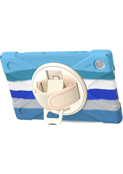 Samsung A7 10.4 T503 Döner Braketli Tablet El Düşmeye Dayanıklı Tablet Pc Koruyucu Kılıf Samsung T505N (Yurt Dışından)