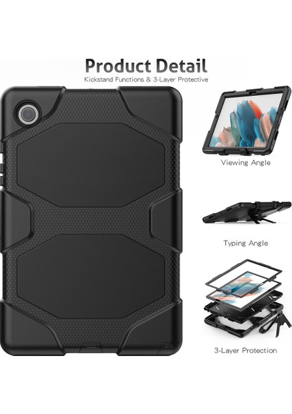 Taba8 10.5 Silikon Bağımsız Stand Tablet Koruyucu Kılıf X200/X205 Düşmeyi Önleyici Koruyucu Kılıf (Yurt Dışından) fırsatları