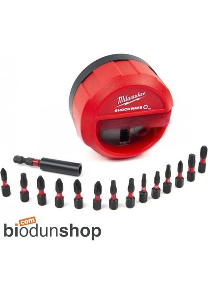 15 Pcs Bits Uç Şet Shockwave Impact Duty