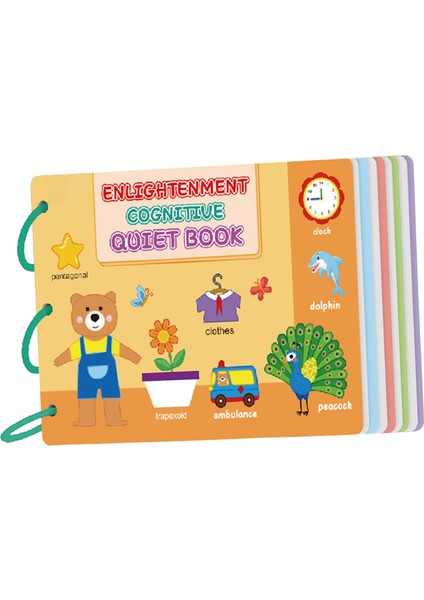 Çocuklar Çok Fonksiyon Doğum Günü Hediyesi Erken Öğrenme Oyuncak Kelimeler Grafikleri Yeniden Kullanılabilir (Yurt Dışından)