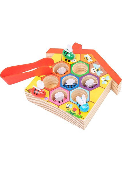 Montessori Toys Clip Küçük Arılar Oyuncak Arı Kivisi Oyunu Bebek Çocukları Partisi Favorisi (Yurt Dışından)