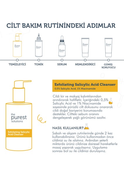 The Purest Solutions, Yağlı ve Karma Ciltler İçin  200 ml