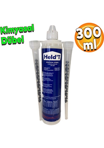 HT300 Epoksi Kimyasal Dübel F.1311 Polyester Bazlı 300 ml