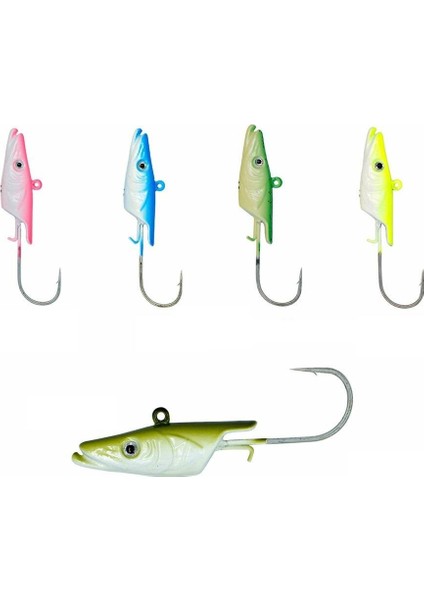 Salt Eel 15GR Jighead 035 - Pinky