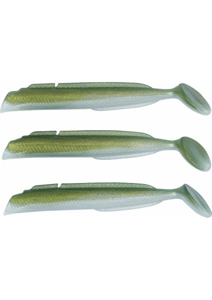 Salt Eel Body 13CM X3 Silikon Yem Gövde 031 - Natural modelleri