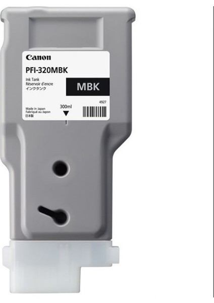 PFI-320 Mbk (Matt Black) Matt Siyah Plotter Orijinal Mürekkep Kartuş 300 Ml. (2889C001)
