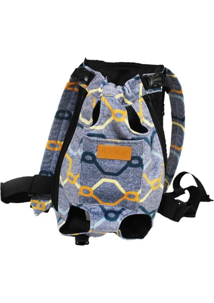 Kedi Tyıcı Sırt Çantası Kedi Göğüs Çanta Bisiklet Mavisi Için Sırt Çantası (Yurt Dışından)