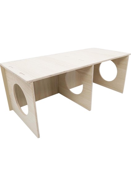 Ahşap Hamster House Egzersiz Oyuncak Oyun Alanı Kirpi Gine Domuz Fare 36CMX16CMX14CM (Yurt Dışından)