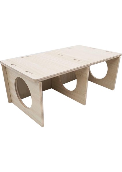 Ahşap Hamster Ev Egzersiz Oyuncak Oyun Alanı Kirpi Kobay Fare 28CMX13.5CMX11CM (Yurt Dışından) indirimleri