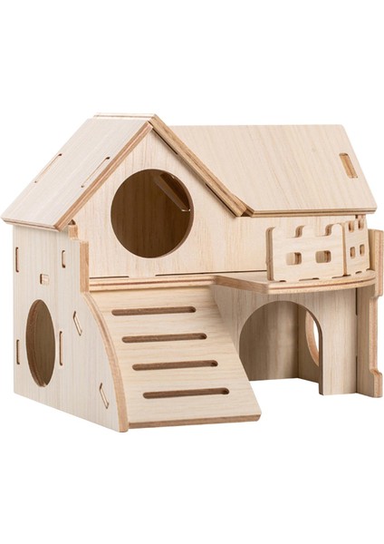 Hamster Labirent Ahşap Ev Kafes Aksesuarları Lemmings Cüce Hamster Mouse Style A (Yurt Dışından)