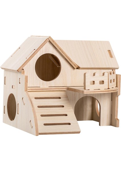 Hamster Labirent Ahşap Ev Kafes Aksesuarları Lemmings Cüce Hamster Mouse Style A (Yurt Dışından)