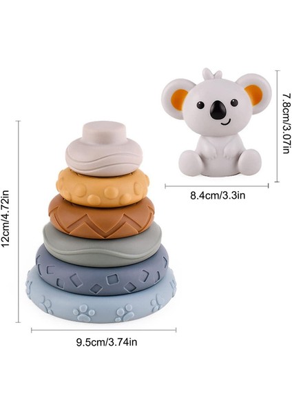 Erpa Oyuncak Vinyland Soft Istifleme Halkaları Koala