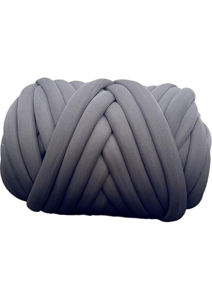 Tıknaz Iplik Örgü Tığ Işi Yumuşak 500G Örgülü Düğüm Kolu Örgü Iplik Jumbo Gri (Yurt Dışından) fırsatları