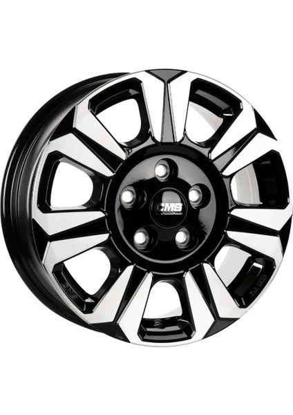 -1469-02 6.5x17" -5x120 ET60 65.1 Diamond Black Gloss Jant (4 Adet)