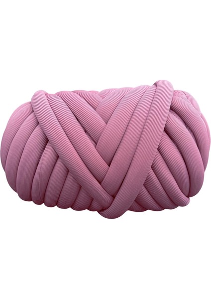Tıknaz Iplik, Hacimli Tıknaz Iplik, Yıkanabilir Tığ Işi 500G Tüp Dev Iplik, Jumbo Koyu Pembe (Yurt Dışından)