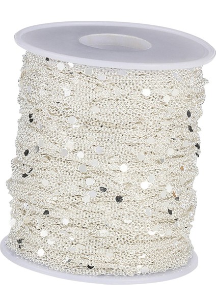 El Sanatları Için Metal Zincirler Zincir Bağlantı Kolye Kadın Mücevher Bulguları Dıy Craft Argent (Yurt Dışından)