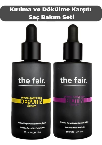 The Fair the fair Kırılma Karşıtı Vegan Saç Bakım Seti 100 ML