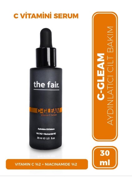 the fair. C Vitamini Aydınlatıcı Leke Karşıtı Ton Eşitliği Serum ve Dr+Medm 50 SPF Güneş Koruması