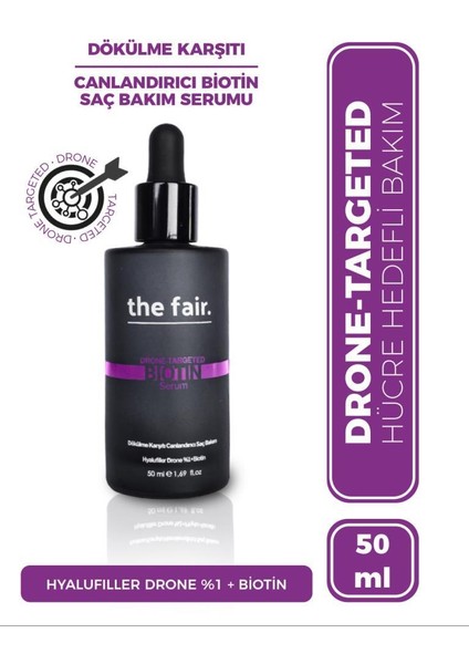 The Fair the fair Biotin Saç Serumu + Aha Bha Arındırıcı Saç Bakım Seti