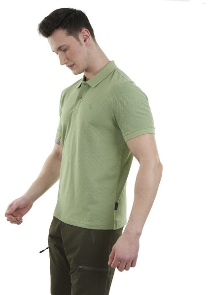 Edge Erkek Polo T-Shirt Yeşil Yeşil - S