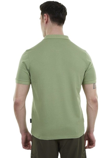 Edge Erkek Polo T-Shirt Yeşil Yeşil - S